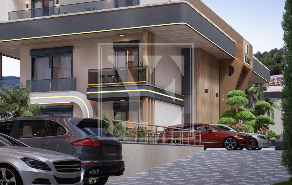 Luxury 4+1 sea view villa in Tepe