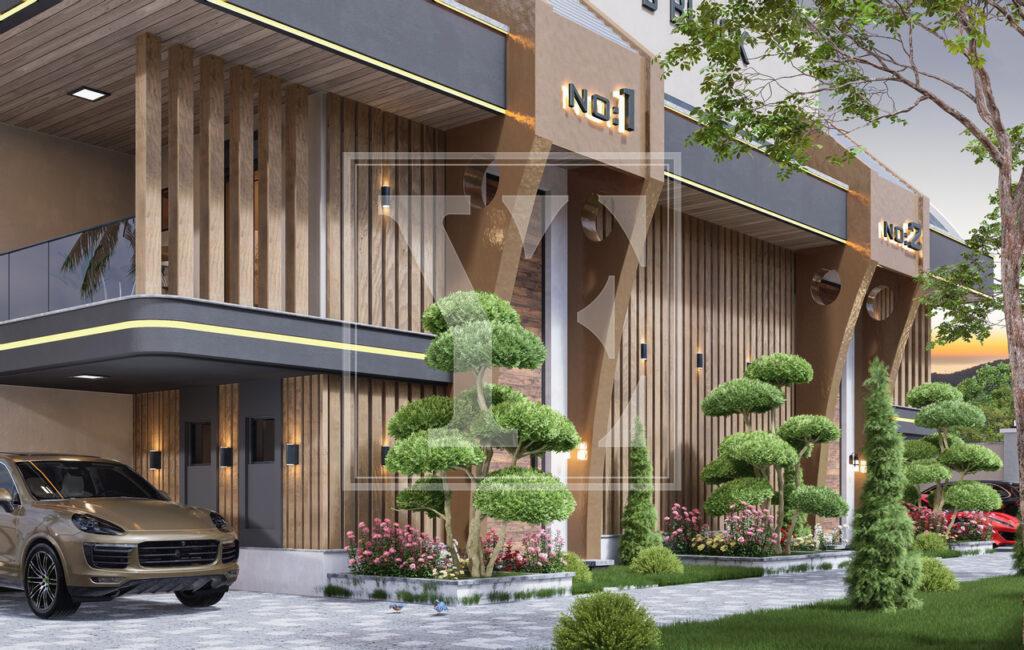 Luxury 4+1 sea view villa in Tepe