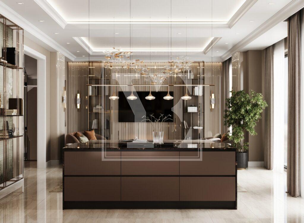 Luxury 4+1 sea view villa in Tepe