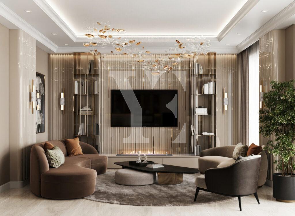 Luxury 4+1 sea view villa in Tepe