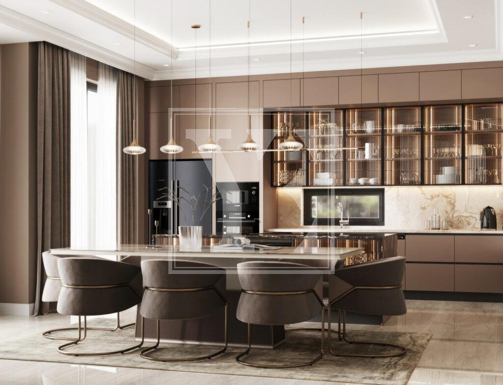 Luxury 4+1 sea view villa in Tepe