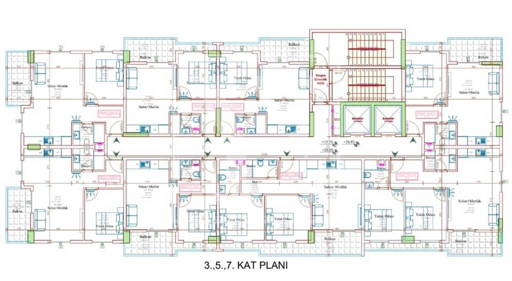 beautiful 1+1 apartment in the nice area in Alanya